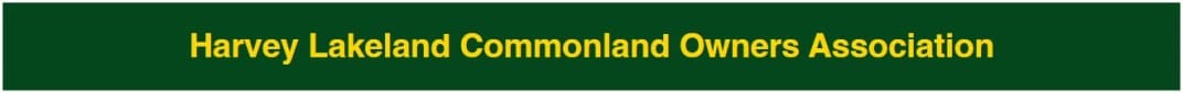 Harvey Lakeland Commonland Owners Association